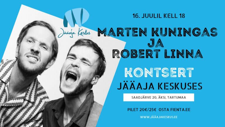Marten Kuningas ja Robert Linna_kontsert Jääaja Keskuses